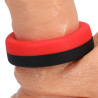 RockSolid by Doc Johnson Cockring The Big O 32 mm Noir-Rouge